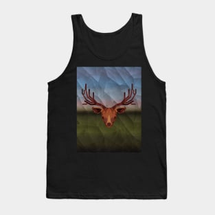 Geometric Deer Tank Top